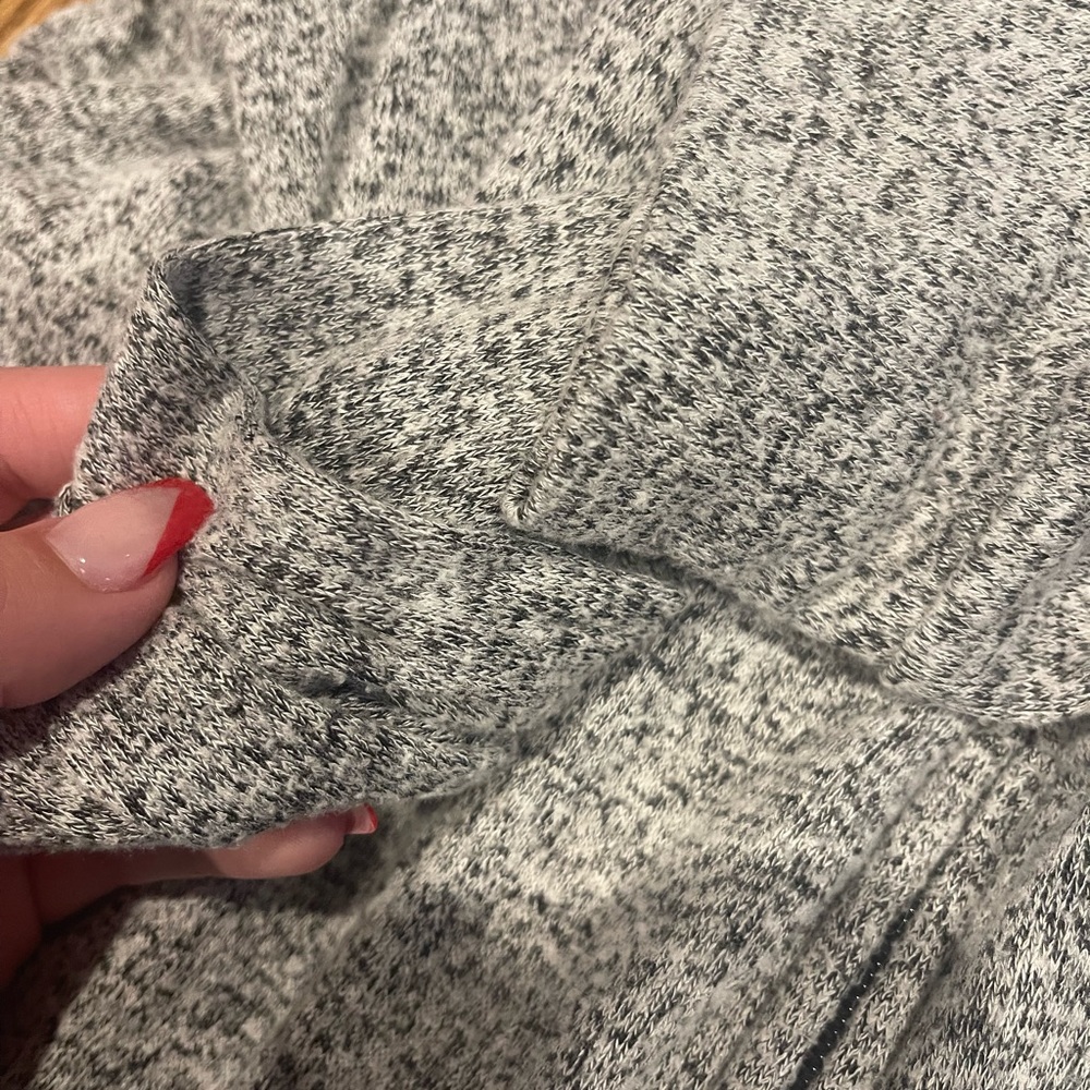 grey zip up hoodie from pink